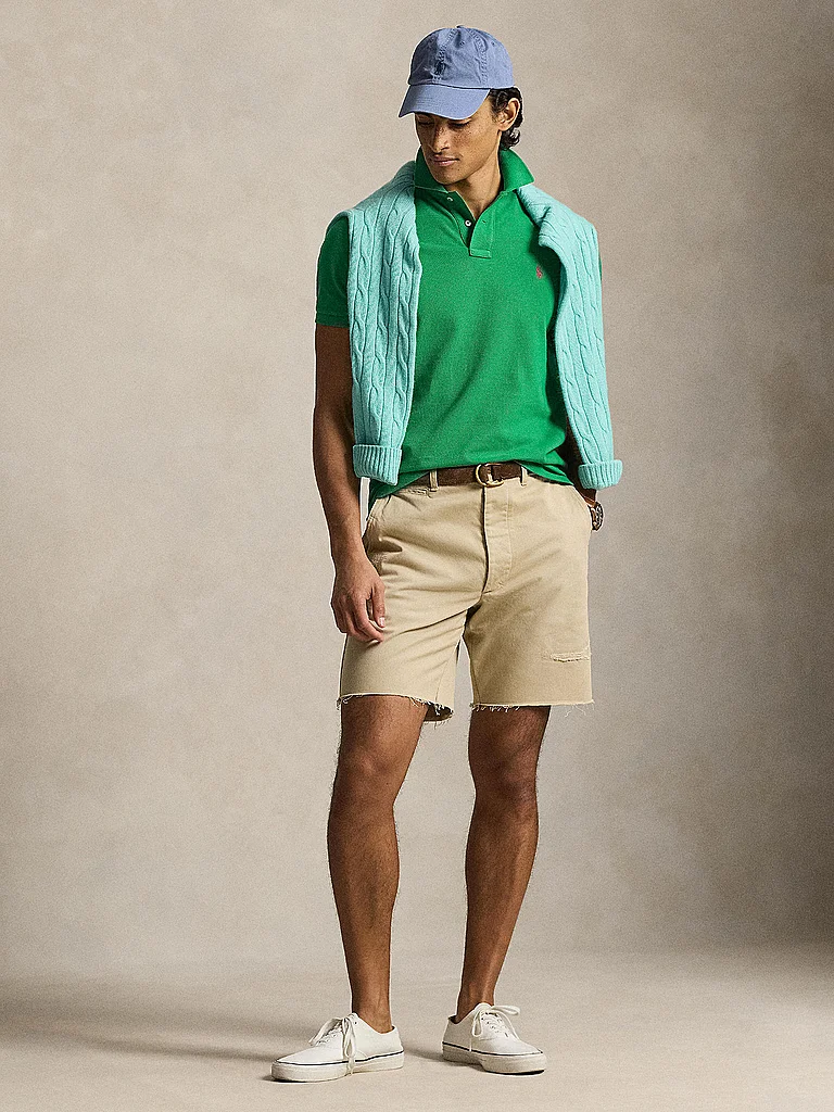 Ralph Lauren Polo Slim Fit Cotton Outback Green M 6
